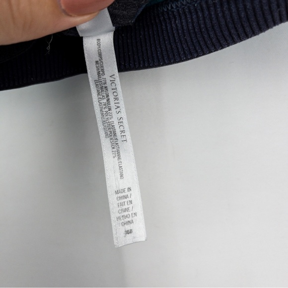 Victoria's Secret VS Sport Padded Racerback Sports Bra Blue Gray Green - Picture 6 of 6